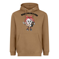 Toasted Coconut boujee ballpark babe Heavyweight Hoodie - MaliasSmallBusiness