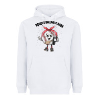 White boujee ballpark babe Heavyweight Hoodie - MaliasSmallBusiness