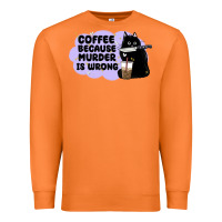 Carrot coffee because murder is wrong Premium Sweatshirt - MaliasSmallBusiness