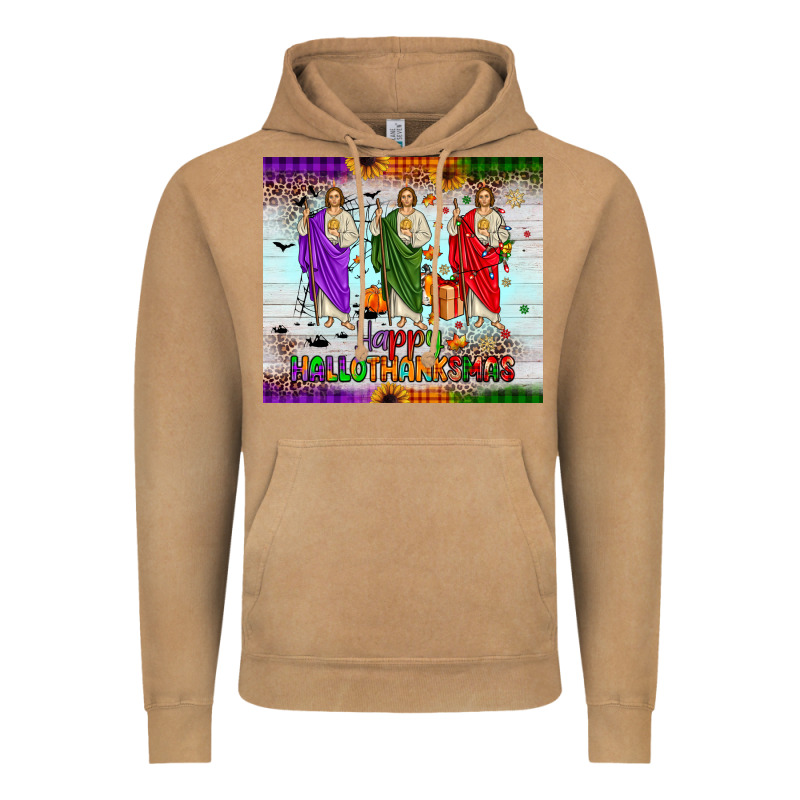 San Judas Happy  Hallothanksmas Vintage Hoodie by JahusDesignShop | Teevron