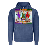 Vintage Denim san judas happy  hallothanksmas Vintage Hoodie - JahusDesignShop