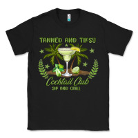 Black tanned and tipsy cocktail club sip and chill Classic Tee - JahusDesignShop