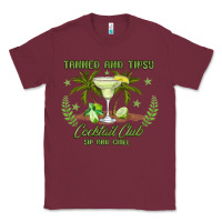 Burgundy tanned and tipsy cocktail club sip and chill Classic Tee - JahusDesignShop