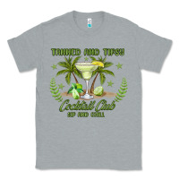 Heather Grey tanned and tipsy cocktail club sip and chill Classic Tee - JahusDesignShop