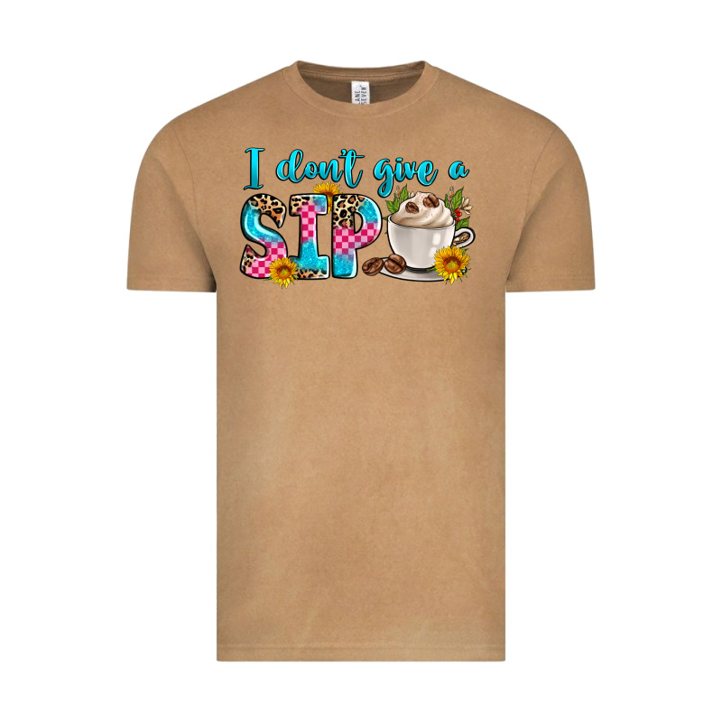 I Don't Give A Sip Vintage Tee by Zillion Design Studio | Teevron