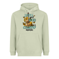 Matcha just a girl who loves country music Heavyweight Hoodie - MaliasSmallBusiness