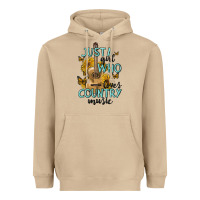 Mushroom just a girl who loves country music Heavyweight Hoodie - MaliasSmallBusiness