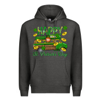 Charcoal Heather Happy St. Patricks Day Premium Hoodie - BundleAndBundleShop