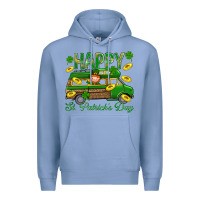 Colony Blue Happy St. Patricks Day Premium Hoodie - BundleAndBundleShop