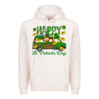 Pale Pink Happy St. Patricks Day Premium Hoodie - BundleAndBundleShop