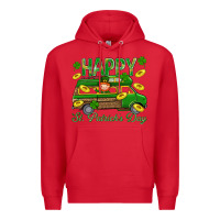 Red Happy St. Patricks Day Premium Hoodie - BundleAndBundleShop