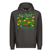 Smoke Happy St. Patricks Day Premium Hoodie - BundleAndBundleShop