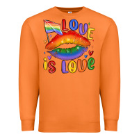 Carrot love is love lips Premium Sweatshirt - MaliasSmallBusiness