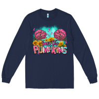Navy save the pumpkins Long Sleeve Tee - AdoDesignShop