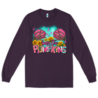 Plum save the pumpkins Long Sleeve Tee - AdoDesignShop