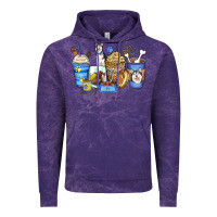 Cloud Purple siberian husky coffee cups Vintage Hoodie - Zillion Design Studio