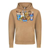 Vintage Camel siberian husky coffee cups Vintage Hoodie - Zillion Design Studio