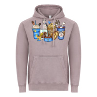 Vintage Zinc siberian husky coffee cups Vintage Hoodie - Zillion Design Studio
