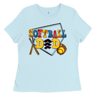 Softball Dad Ladies Tee | Teevron
