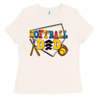 Bone softball dad Ladies Tee - AdoDesignShop