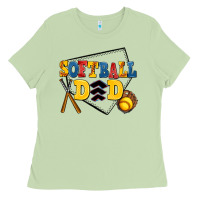 Matcha softball dad Ladies Tee - AdoDesignShop