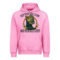 Fuchsia Pink Keep Your Soul Clean And Your Boots Dırty Cowgirl Boots Urban Hoodie - Bettercallsaul