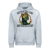 Heather Grey Keep Your Soul Clean And Your Boots Dırty Cowgirl Boots Urban Hoodie - Bettercallsaul