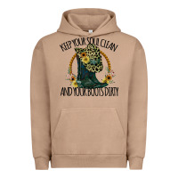 Pigment Burro Keep Your Soul Clean And Your Boots Dırty Cowgirl Boots Urban Hoodie - Bettercallsaul