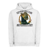 Pigment Lunar Rock Keep Your Soul Clean And Your Boots Dırty Cowgirl Boots Urban Hoodie - Bettercallsaul