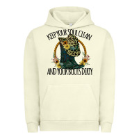 Pigment Pistachio Keep Your Soul Clean And Your Boots Dırty Cowgirl Boots Urban Hoodie - Bettercallsaul