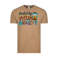 Vintage Coffee fueled by coffee and anxiety Vintage Tee - Zillion Design Studio