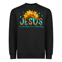 Black jesus it s not religion it s a relationship Heavyweight Sweatshirt - Zillion Design Studio