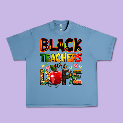 Black Teacher's Are Dope Juneteenth Urban Heavy Tee Designed By Zillion Design Studio