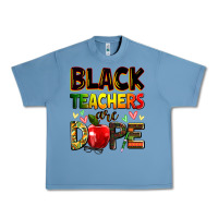 Pebble Blue Black Teacher's are dope juneteenth Urban Heavy Tee - Zillion Design Studio