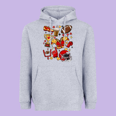 I'm A Hot Mess, Always Stressed,and Proudly A Foot Heavyweight Hoodie Designed By Maliassmallbusiness
