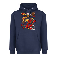 Navy i'm a hot mess, always stressed,and proudly a foot Heavyweight Hoodie - MaliasSmallBusiness