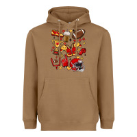 Toasted Coconut i'm a hot mess, always stressed,and proudly a foot Heavyweight Hoodie - MaliasSmallBusiness