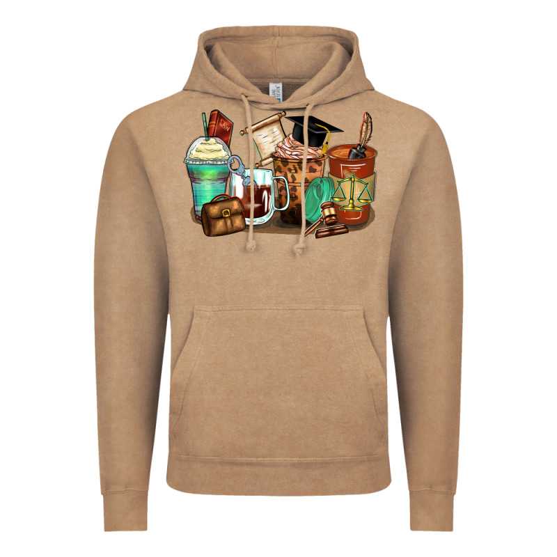 Lawyer Coffee Cups Vintage Hoodie by Zillion Design Studio | Teevron