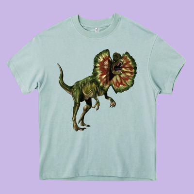 Dilophosaurus Heavy Core Tee Designed By Lillyallendesigns