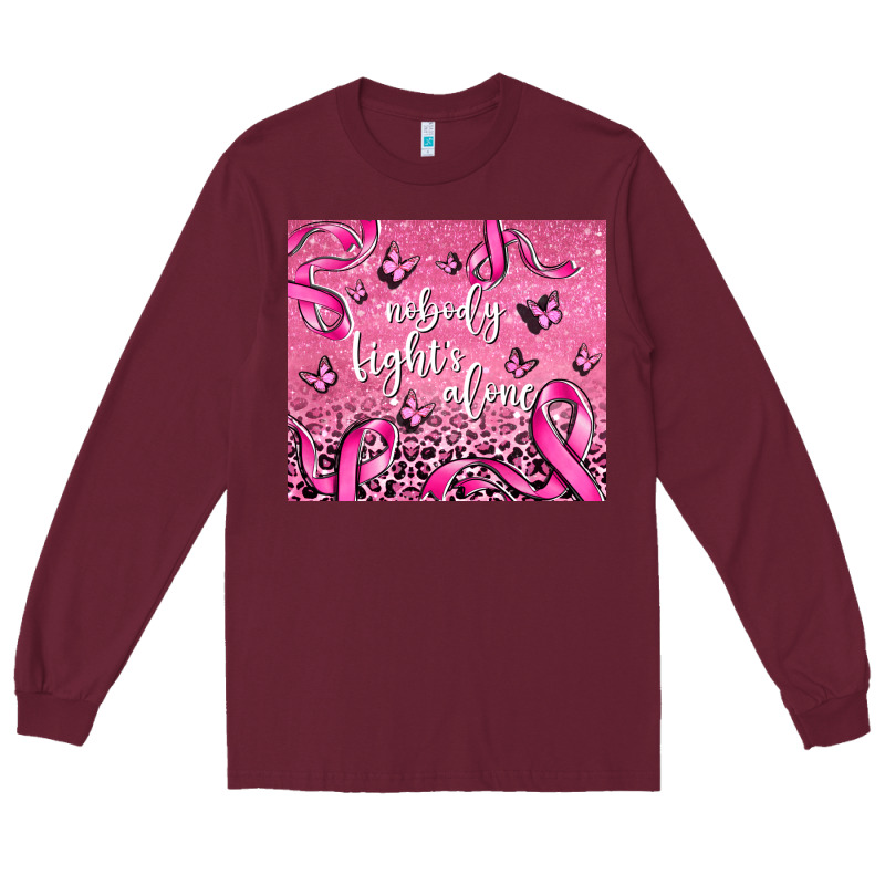 Nobody Fight's Alone Long Sleeve Tee by AdoDesignShop | Teevron