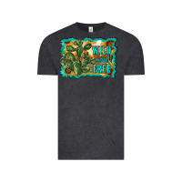 Vintage Black wild and free cactus Vintage Tee - RanaPortraitStore