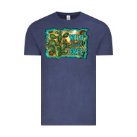 Vintage Denim wild and free cactus Vintage Tee - RanaPortraitStore