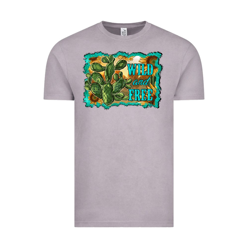 Wild And Free Cactus Vintage Tee by RanaPortraitStore | Teevron