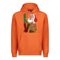 Carrot Love With Santa Portrait Premium Hoodie - BundleAndBundleShop