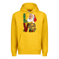 Lemon Love With Santa Portrait Premium Hoodie - BundleAndBundleShop
