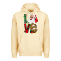 Pina Colada Love With Santa Portrait Premium Hoodie - BundleAndBundleShop
