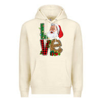 Sandshell Love With Santa Portrait Premium Hoodie - BundleAndBundleShop