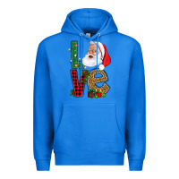 True Royal Love With Santa Portrait Premium Hoodie - BundleAndBundleShop