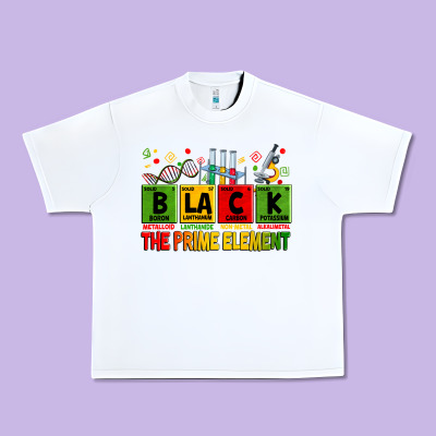 Black The Prime Element Juneteenth Urban Heavy Tee Designed By Zillion Design Studio