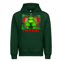 Forest Green Fuck Them Kids Grinch Urban Hoodie - Bettercallsaul